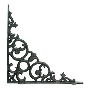 Unicorn Handicrafts Heavy Duty L Shaped Cast Iron Vintage Style Decorative <b>Shelf</b> Bracket Customized Size Wall Hanging Metal Coat - Product Image 3