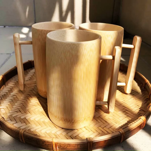 Tazas de Bambú Ecológicas al por Mayor - Hermosas Tazas de Café de Bambú de Color Natural Hechas a Mano con Diferentes Tamaños - Product Image 5