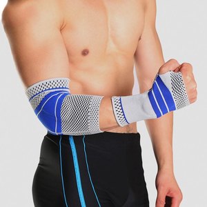 Elbow Sleeve Compression Support <b>Brace</b> Breathable Spandex Pull-On Unisex for Weightlifting Adults All Seasons - Product Image 3