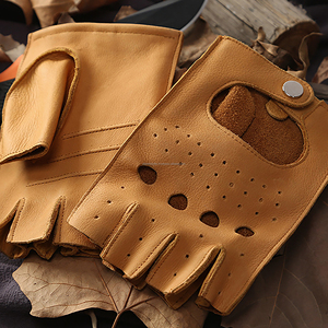 Gants de conduite en cuir rétro vintage, gants de voiture classiques de luxe, antidérapants, en cuir souple, au prix d'usine - Product Image 5