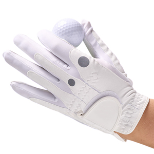 Vente flash : Gants de golf personnalisés en cuir Cabretta véritable pour hommes et femmes, durables, pour main gauche et droite, prix direct usine, en peau de mouton - Product Image 1