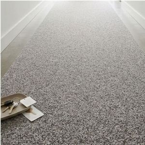 Hot Selling Modern Solid Color Rectangle Area <b>Rug</b> Wool Polyester Blend Low Pile Non Slip Rubber Backing Living Room Use - Product Image 4