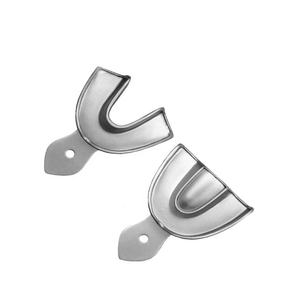 Manual Dental Impression Trays Full Mouth Thermoform Upper Lower Type Acrylic CE Certified by <b>Blush</b> surgical - Product Image 4