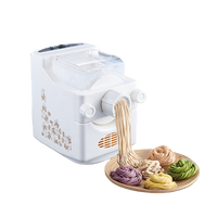 Machine à pâtes électrique automatique en plastique Sudex, petite, pour usage domestique, fabrication de spaghetti, macaroni, nouilles, capacité de 500 g, 9 types de moules