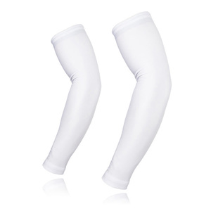 Manchons de compression unisexes personnalisés pour le cyclisme, protection UV, antibactériens, séchage rapide, respirants, en nylon, pour le sport - Product Image 1