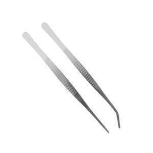 Pinces d'alimentation pour serpents en acier inoxydable de qualité chirurgicale, droites, courbées, dentelées, manuelles, longues, pour reptiles - Product Image 6