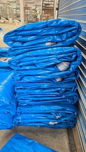 Rouleau de bâche en PE haute qualité, durable et robuste, stabilisé aux UV, résistant aux déchirures, imperméable, pour couvertures de camions - Product Image 4