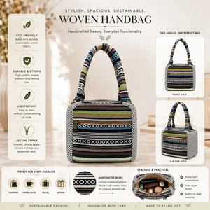 Sac cosmétique en jute multicolores de qualité supérieure |   Sac de transport réutilisable avec poignée durable et fermeture éclair |   Qualité d'exportation OEM, vente en gros en Inde - Product Image 5