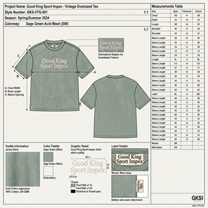 Camiseta Oversize Personalizada con Hombros Caídos, Lavado Vintage, Logotipo Bordado, Estilo Urbano, Algodón, Fabricante OEM ODM, Marca Privada, Top - Product Image 6