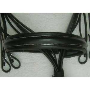 Bride de cheval en cuir véritable | Confort anatomique Western & English Tack d'Inde avec rêne et licou inclus Forte demande - Product Image 3