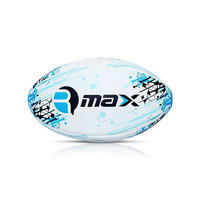 Ukuran Resmi & ukuran berat 5 Sintetis Karet paling awet 100% disesuaikan Logo Pro pertandingan bola Rugby dengan harga grosir