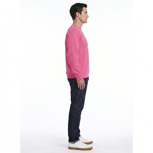Sudadera Personalizada para Hombre, Cuello Redondo, Mezcla de Algodón Suave, Manga Larga, Ropa Casual de Moda, Fabricante OEM ODM - Product Image 4