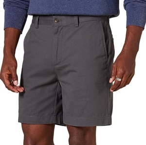 Shorts chino slim fit kaki pour homme, shorts chino tactiques simples et élégants avec poches, shorts chino respirants coupe classique - Product Image 6