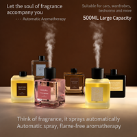 Diffuseur de parfum élégant sans flamme, bouteille en verre longue durée pour chambre, salon et décoration intérieure 90-120 jours