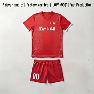 Uniforme de Fútbol Personalizado, Paquete Corto, 100% Poliéster, Transpirable, de Secado Rápido, Impresión Digital, Kits Unisex, Color Liso en la Parte Delantera, Teñido, OEM - Product Image 4
