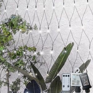 9.8*6.5FT Christmas Party Lighting 360 LED Mesh Net Light with 8 Modes Remote Connectable Garden Net String Christmas Lights - Product Image 4