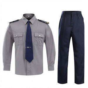 Conjunto de Ropa de Trabajo de Seguridad, Uniforme de Seguridad con Múltiples Bolsillos, Transpirable, Tela 100% Poliéster, Cierre de Botones, Cintura Ajustable, Unisex - Product Image 1