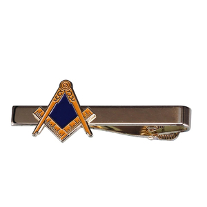 Gemelos y Pasadores de Corbata Masónicos, Masón, Maestro Masón, Diseño 3D en Color Dorado, Regalia de Alta Calidad, Marca Personalizada, Pasadores de Corbata Nuevos - Product Image 4