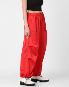 DST Greek <b>Red</b> White New Arrival New Fashion <b>Jeans</b> Straight Baggy Multi-pocket Sweatpants Streetwear <b>Women</b> Cargo Pant - Product Image 2