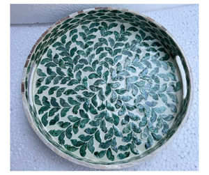 Plateau de rangement en rotin de haute qualité avec incrustation de perles, directement du fournisseur vietnamien - Plateau organisateur naturel - Product Image 6