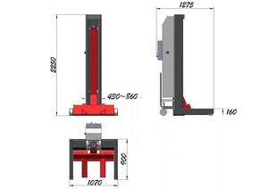 Mesin pengangkat truk 30T, <span class=keywords><strong>lift</strong></span> van <span class=keywords><strong>hoist</strong></span> besar nirkabel Bluetooth untuk truk pengangkat seluler truk - Product Image 3