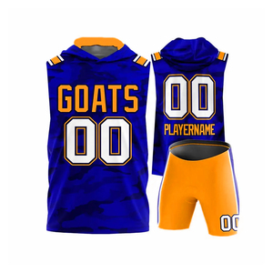 Conjunto de Camisetas de Fútbol Americano 7v7 con Estampado por Sublimación, Diseño Personalizado, Estampado Gráfico, Uniformes de Fútbol Americano 7 contra 7 sin Mangas para Jóvenes - Product Image 2