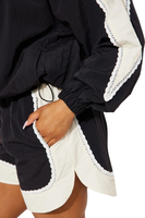 Ensemble 2 pièces coupe-vent en nylon : short et veste oversize respirante pour femme, nouveau design, idéal pour le jogging et l'entraînement, grandes tailles