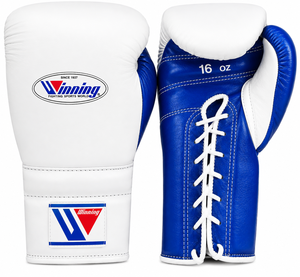 Gants de boxe personnalisés blancs et rouges, personnalisables, pour entraînement de kick-boxing, à lacets et fermeture auto-agrippante, en cuir véritable - Product Image 6