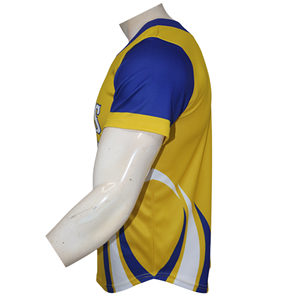 เสื้อเบสบอลแบบมืออาชีพ 2 กระดุม ผ้าโพลีเอสเตอร์ 100% ระบายอากาศได้ดีเยี่ยม ชุดเบสบอลแบบสั่งทำพิเศษ ชุดทีมแบบซับลิเมชั่น - Product Image 5