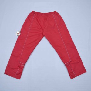 Red Color Full Length Sporty Jogging Pants with Embroidery Logo and <b>Drawstring</b> Waist Manufacturer MRI Made Custom Design <b>Trouser</b> - Product Image 2
