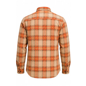 Custom Made New Wholesale Custom Logo Spring Casual Long Sleeve Plaid <b>Men</b> Flannel <b>Shirts</b> Flannel <b>Lumberjack</b> Motorcycle <b>Shirt</b> - Product Image 3