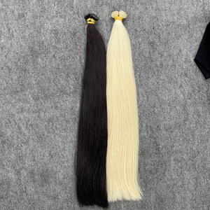 ผมแท้เวียดนาม 100% แบบตรง Genius Weft สีดำและสีบลอนด์ ผู้จัดจำหน่ายยอดนิยม ขายส่งต่อผม - Product Image 6