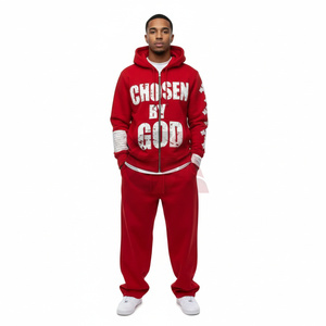 Sudadera con capucha OEM para hombre, con cremallera, estampada, 100% algodón, forro polar, cómoda, estilo urbano, lavado ácido 2026 - Product Image 6