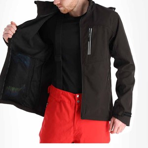 Veste de ski d'hiver pour homme, chaude, épaisse, en polyester, avec fonction chauffante imperméable, veste de neige fonctionnelle et protectrice - Product Image 5