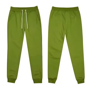 ชุดวอร์มผู้ชายสีพื้นผ้าฟลีซ เสื้อฮู้ดและกางเกงจ็อกเกอร์ สไตล์ลำลอง สตรีทแวร์ ทรงหลวม แฟชั่นคนเมือง ขายส่ง OEM สำหรับฤดูหนาว - Product Image 5