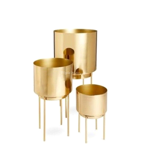 Macetero de Arena de Hierro con Recubrimiento de Polvo, Duradero, Multiusos, para Interiores, con Drenaje, para Decoración del Hogar y Jardín - Product Image 3