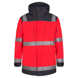 Men's Winter High Visibility Construction Working Jacket Coat Waterproof Hi Vis Safety Reflective Tape Jackets - Product Image 1
