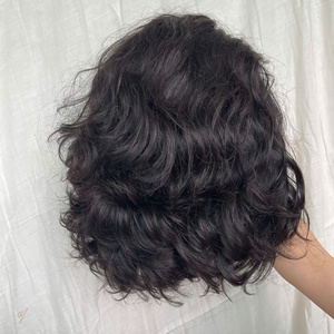 Peluca de Cabello Humano 100% con Cierre de Encaje HD, Parte Media, Ondulada Natural, Sin Pegamento, Pre-Desplumada, para Mujeres - Product Image 4