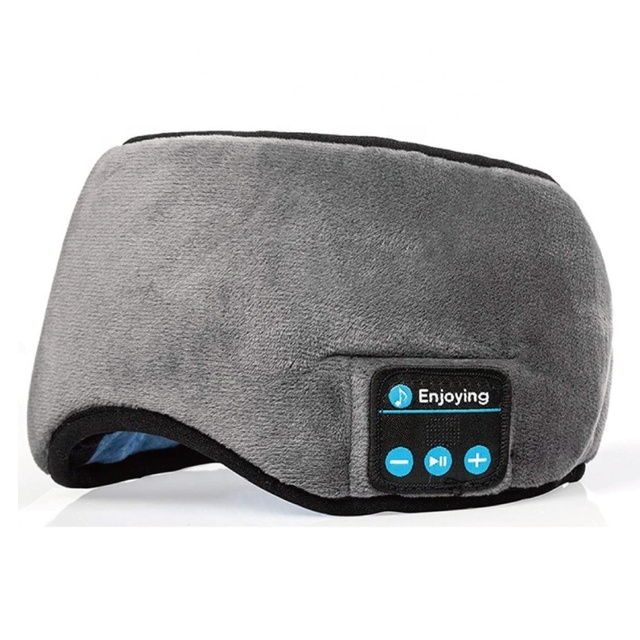 Enjoying Wireless Bluetooth 5.3 Earphone Music Sleeping Eye Mask 10M Transmission Velvet Material Shading Light 10 Hours