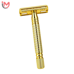 Adjustable New Shaving Safety Razor with Double Edge Blade and Brass Metal Handle for Face Body and <b>Bikini</b> Shaving - Product Image 5