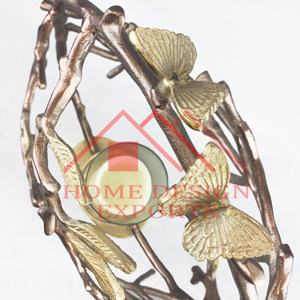 Último DISEÑO DE ALUMINIO T-Light Candle Votive Best Seller Morden Nordic Design Glass Votive Candle Holder para la decoración del hogar - Product Image 4