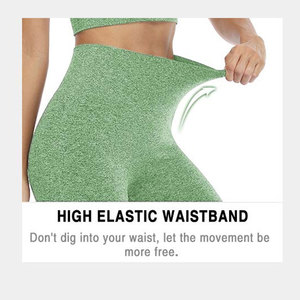 Ropa Deportiva, Conjunto de Yoga de Alta Calidad, Ropa de Gimnasio sin Costuras, de Secado Rápido y Transpirable, Conjunto de Yoga para Mujer en Venta Online - Product Image 3