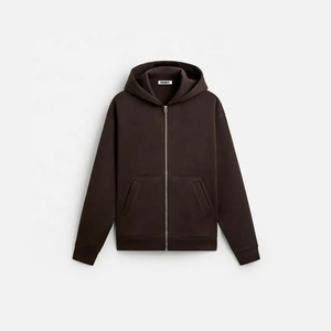 Sweat à capuche homme grande taille premium 3XL 4XL 5XL, coupe oversize, épais, 100% coton, respirant, doublé, hiver, style urbain décontracté - Product Image 1