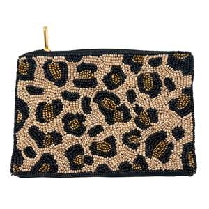 ALI FASHION ART Pochette à monnaie carrée en coton blanc, légère, faite à la main, ornée de fleurs perlées, avec fermeture éclair, cadeau de fête, artisanat - Product Image 1