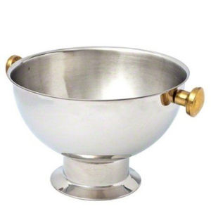 Cuenco de acero inoxidable de alta calidad con asas doradas, cuenco para servir de calidad superior para fiestas, enfriador de champán y vino, tina para fiestas - Product Image 1