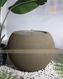 W084H32 Art-home Ornement de jardin léger en polyfibre de verre, fabriqué au Vietnam, pour aménagement paysager extérieur - Product Image 6
