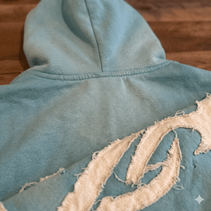 Sweat à capuche personnalisé pour homme, coupe-vent, 100 % coton, brodé, style streetwear, avec fermeture éclair, appliqué et patchwork vieilli – Fabricants - Product Image 4