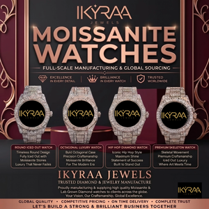 Montre unisexe en diamant Moissanite, montre à quartz analogique, montre en acier inoxydable, montre à boîtier carré, montre à bracelet en cristal saphir - Product Image 6