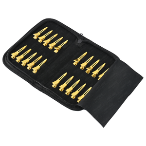 Pinzas de precisión para separar el cabello, para un fácil peinado, con agarre seguro, para estilizar, teñir y cortar en el salón - Product Image 1