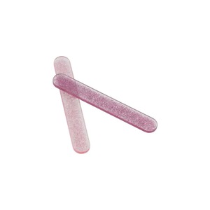 LANGMA Mini Lima de Uñas de Cristal Azul de Lujo, 100 Granos, Doble Cara, Reutilizable, Herramienta para el Cuidado de Uñas, Lima de Pulido con Patrón Recto - Product Image 1